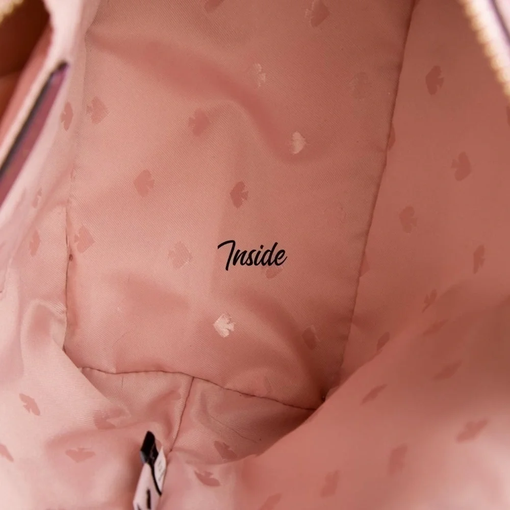 Kate Spade Pink Lola Metallic and Glitter Crossbody Bag NWT Gorgeous! - Picture 4 of 6